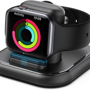 Charging Stand for Apple Watch, Portable Watch Charger Stand with Charging Cable, Magnetic Wireless Charging Stand Compatible with Apple Watch Series SE 6 5 4 3 2 1, 44mm, 42mm, 40mm, 38mm