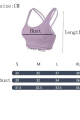 Soft Nude Sports Bra Back Cross Yoga Bra Push Up Shockproof Fitness Gym Fitness Bras Crop Tops Women Plain Yoga Workout Bras