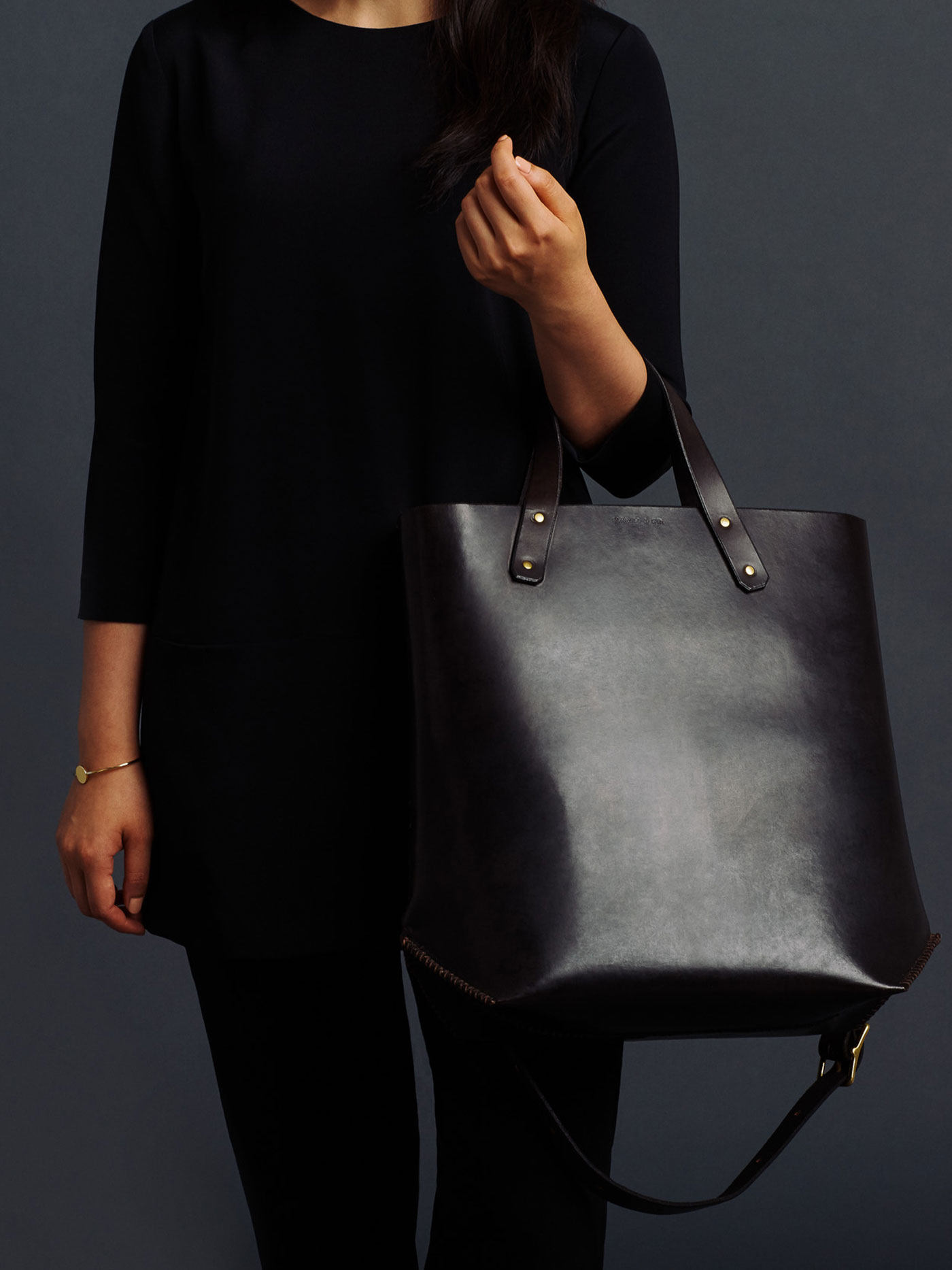 Medium Leather Society Tote